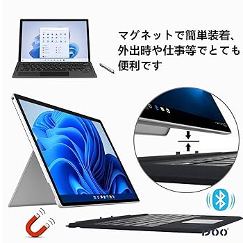 Amazon.co.jp: 「Doo」US配列 磁気吸着キーボード Surface Go 4